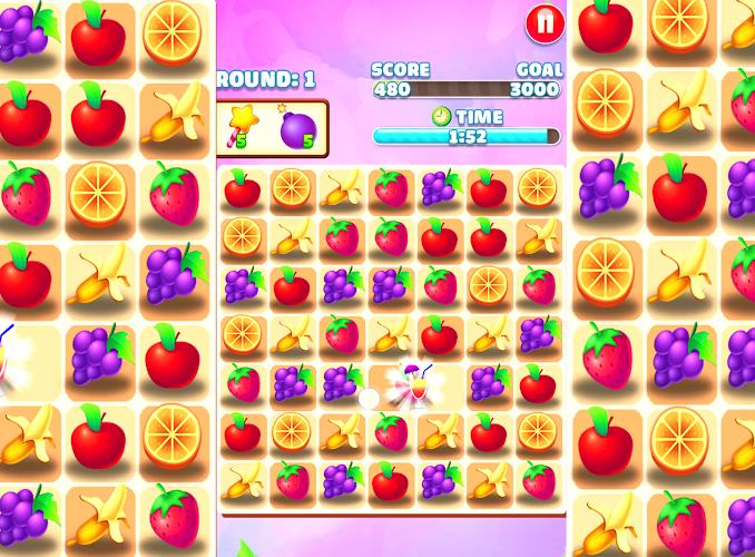 Juicy Fruit - Match 3 Fruit Zrzut ekranu 0