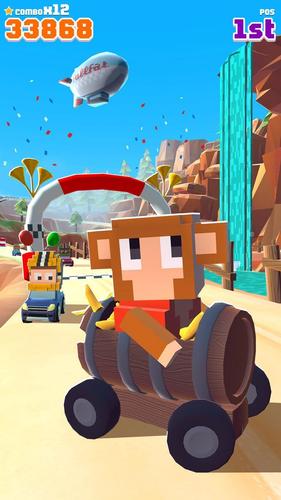 Blocky Racer Captura de tela 2