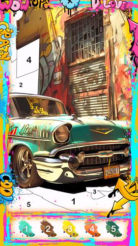 Street Art-Color by number スクリーンショット 3
