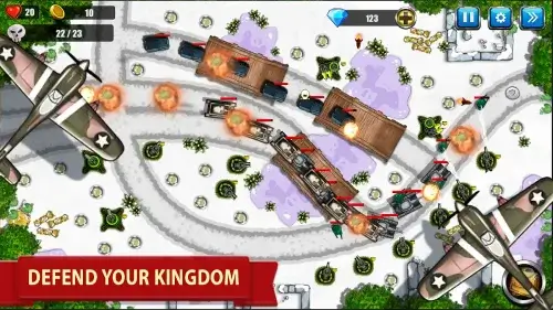 Tower Defense: Toy War Ekran Görüntüsü 1