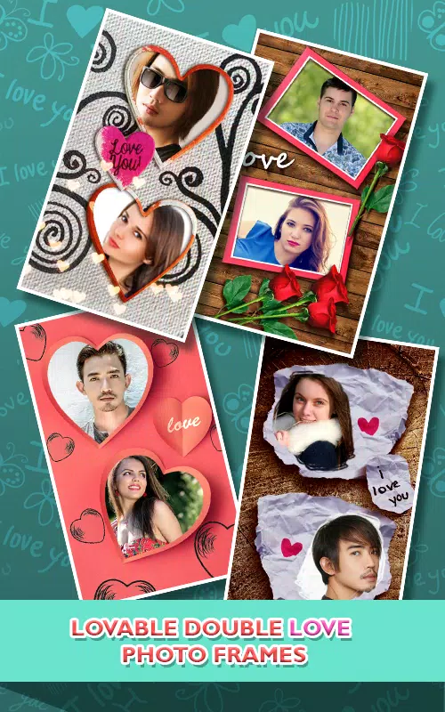 Love Photo frames Collage স্ক্রিনশট 1