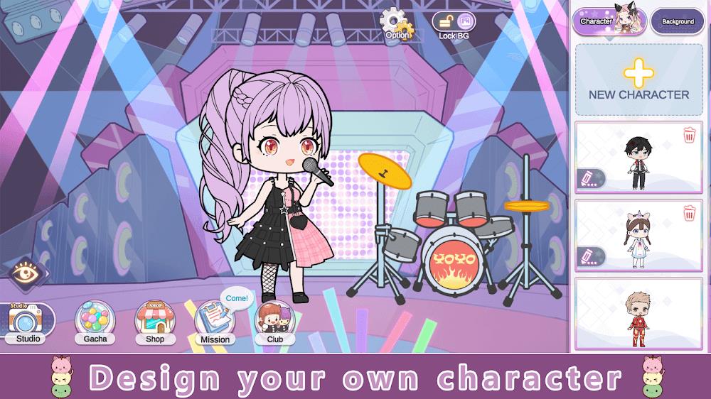 YOYO Doll: Gacha Makeup Life Capture d'écran 0