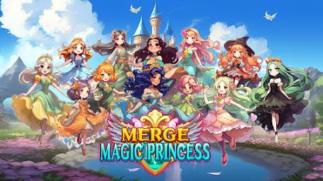 Merge Magic Princess: Tap Game স্ক্রিনশট 0