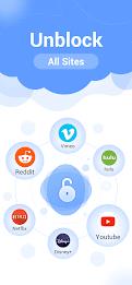 MOON: Anti Blokir VPN Browser Screenshot 2