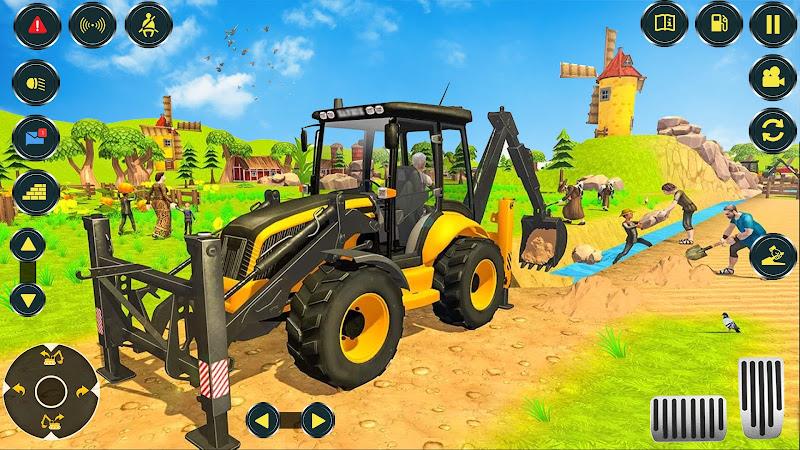 Village Excavator JCB Games ภาพหน้าจอ 3