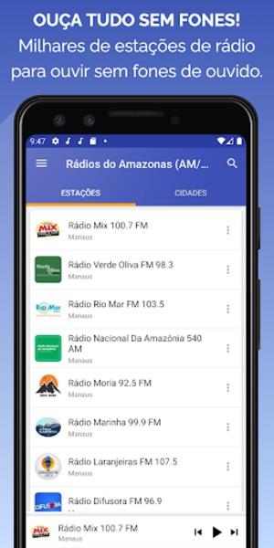 Rádios do Amazonas (AM/FM) ภาพหน้าจอ 2