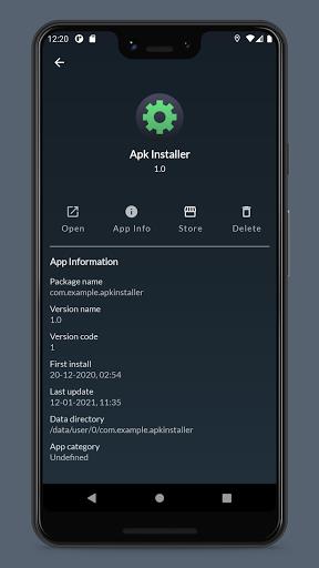 Schermata Apk Installer Lite (Package Manager) 1