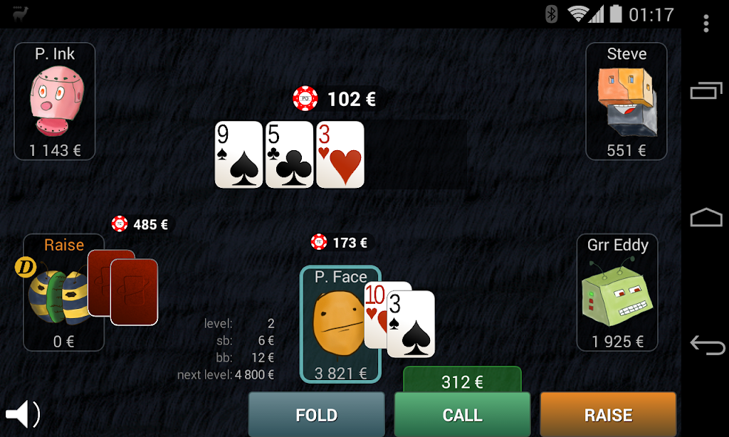 Bots Don't Bluff Offline Poker スクリーンショット 0