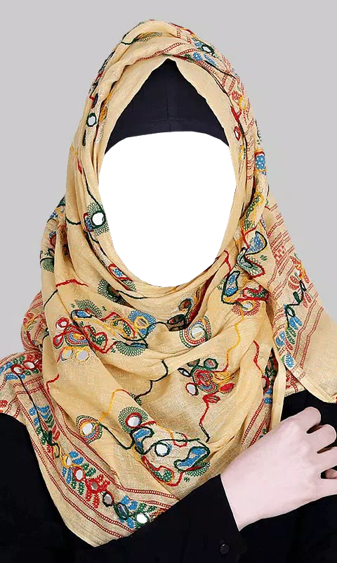 Hijab Girls Scarf Photos Captura de pantalla 1