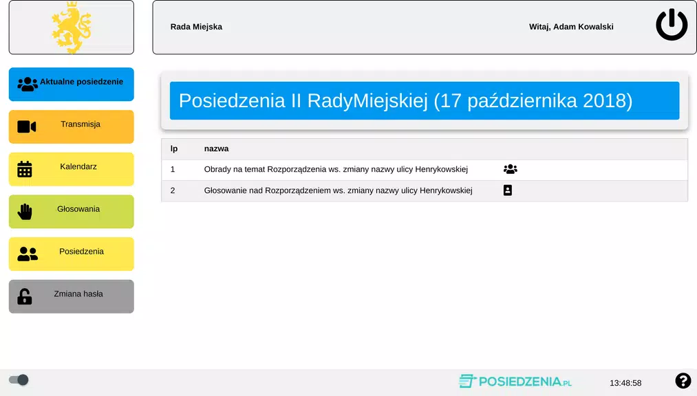 Posiedzenia.pl Schermafbeelding 3