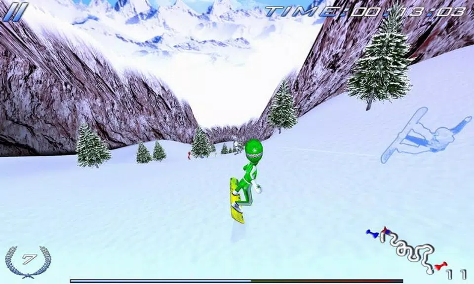 Snowboard Racing Ultimate Ekran Görüntüsü 1