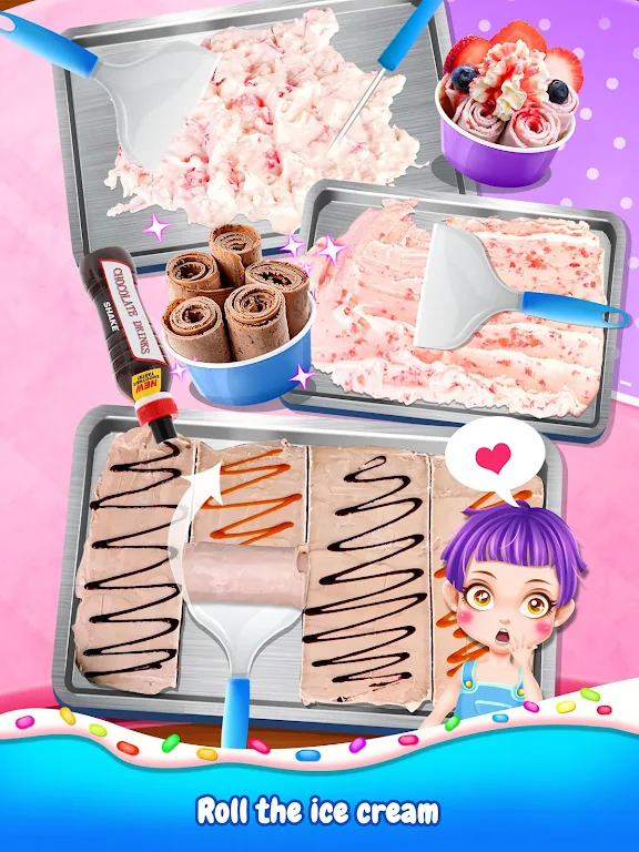 Frozen Ice Cream Roll Maker Скриншот 2