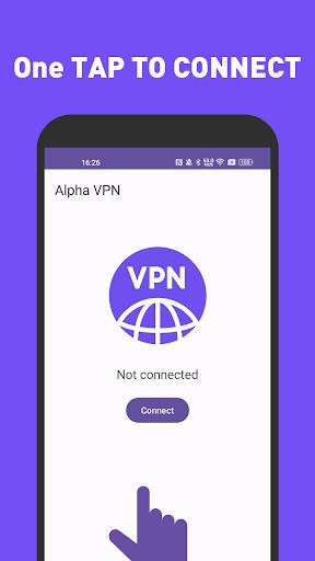 Alpha VPN ဖန်သားပြင်ဓာတ်ပုံ 0