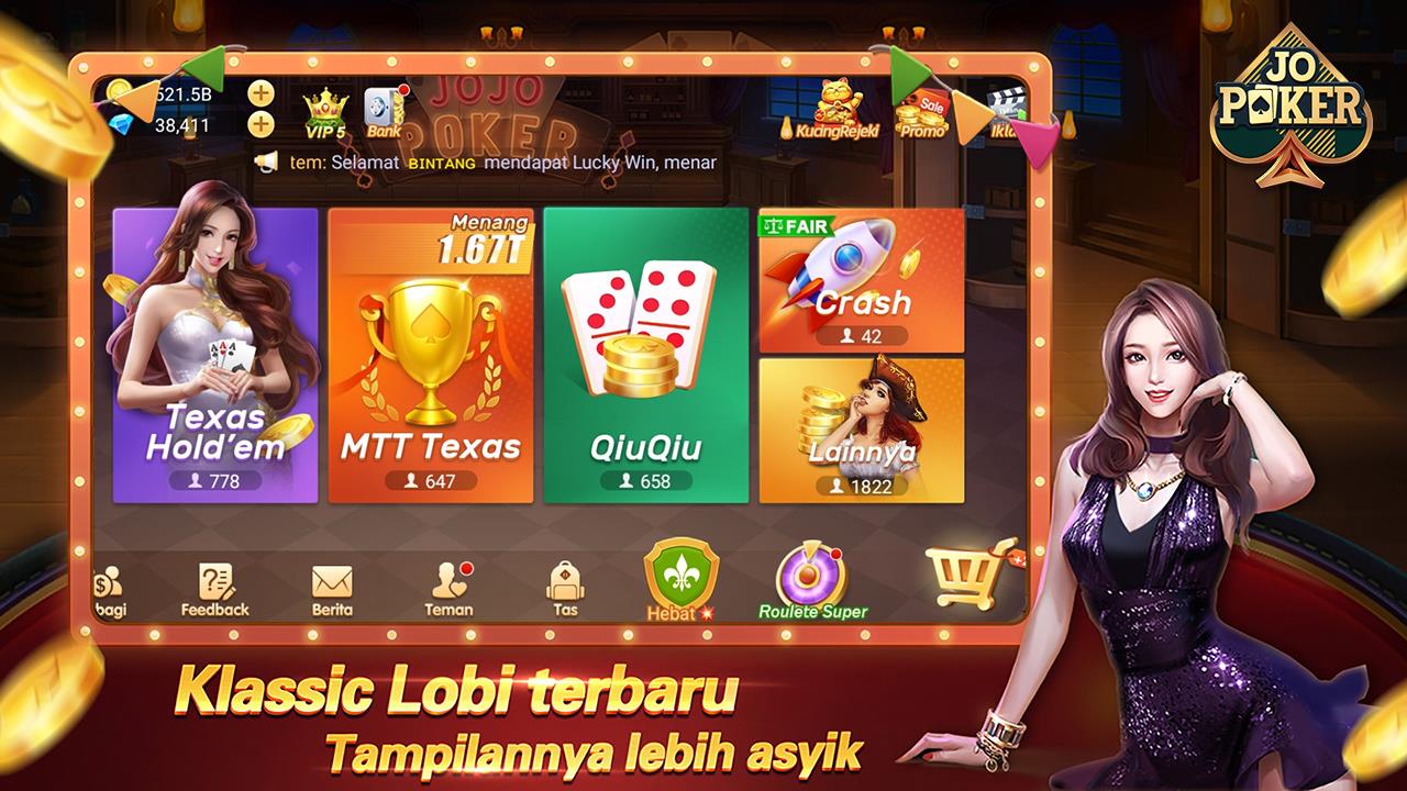 JOJO Texas Domino Gaple Slot ဖန်သားပြင်ဓာတ်ပုံ 0