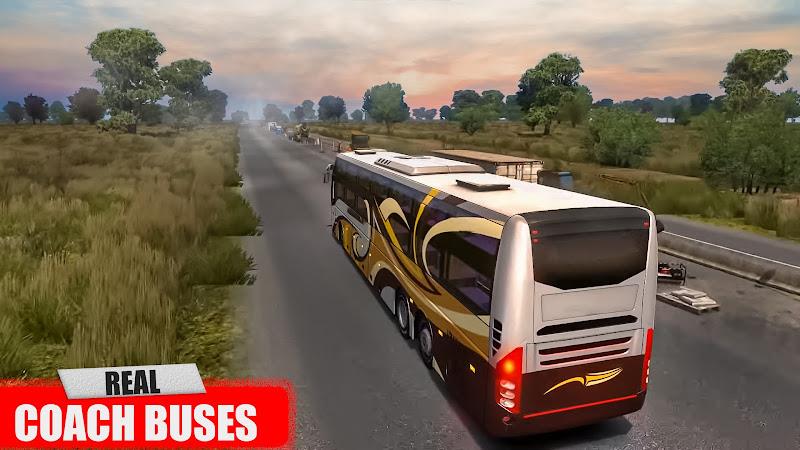 Euro Coach Bus Driving Games Captura de pantalla 2