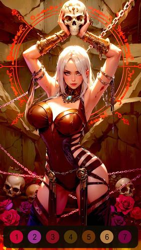 Halloween Witch Coloring Games Скриншот 1