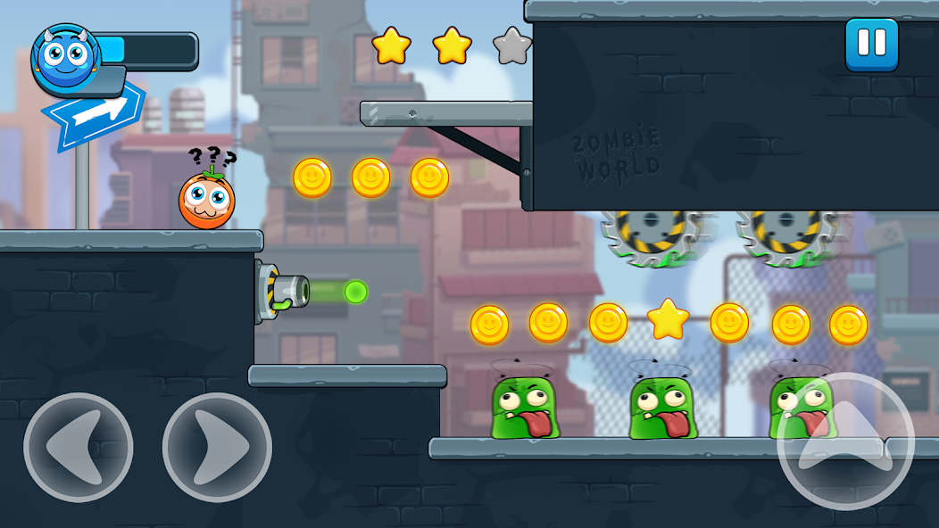 Ball Hero: Zombie city Mod Captura de pantalla 3