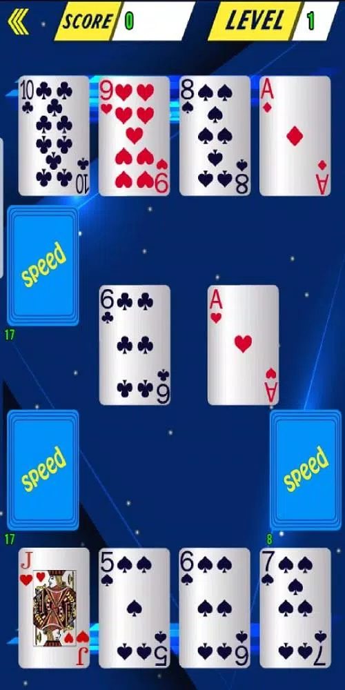 Speed Card Game Captura de pantalla 2