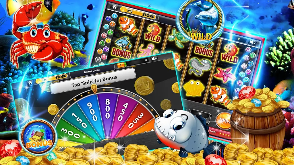 Dolphin Slots: Big fortune স্ক্রিনশট 1