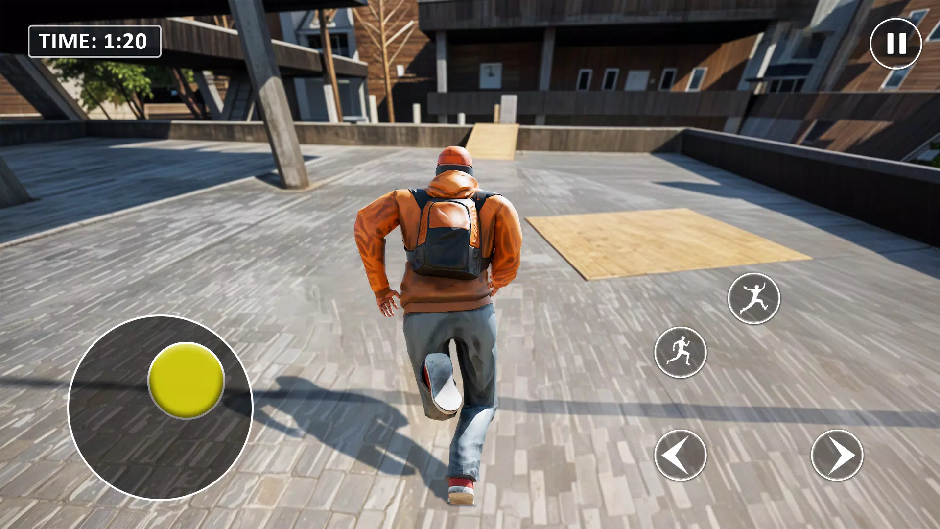 Go Up Rooftop Run Parkour Game Screenshot 1