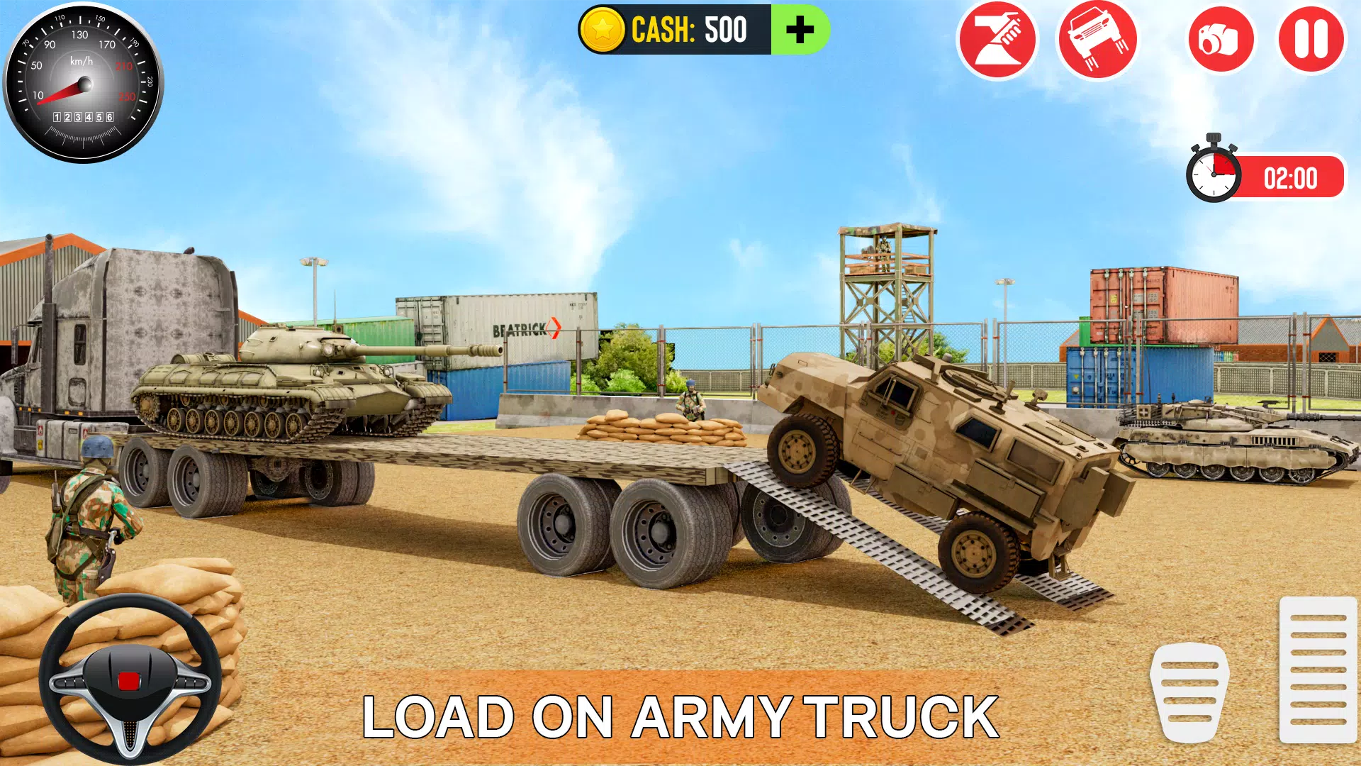 Army Car Games Truck Driving Screenshot 2