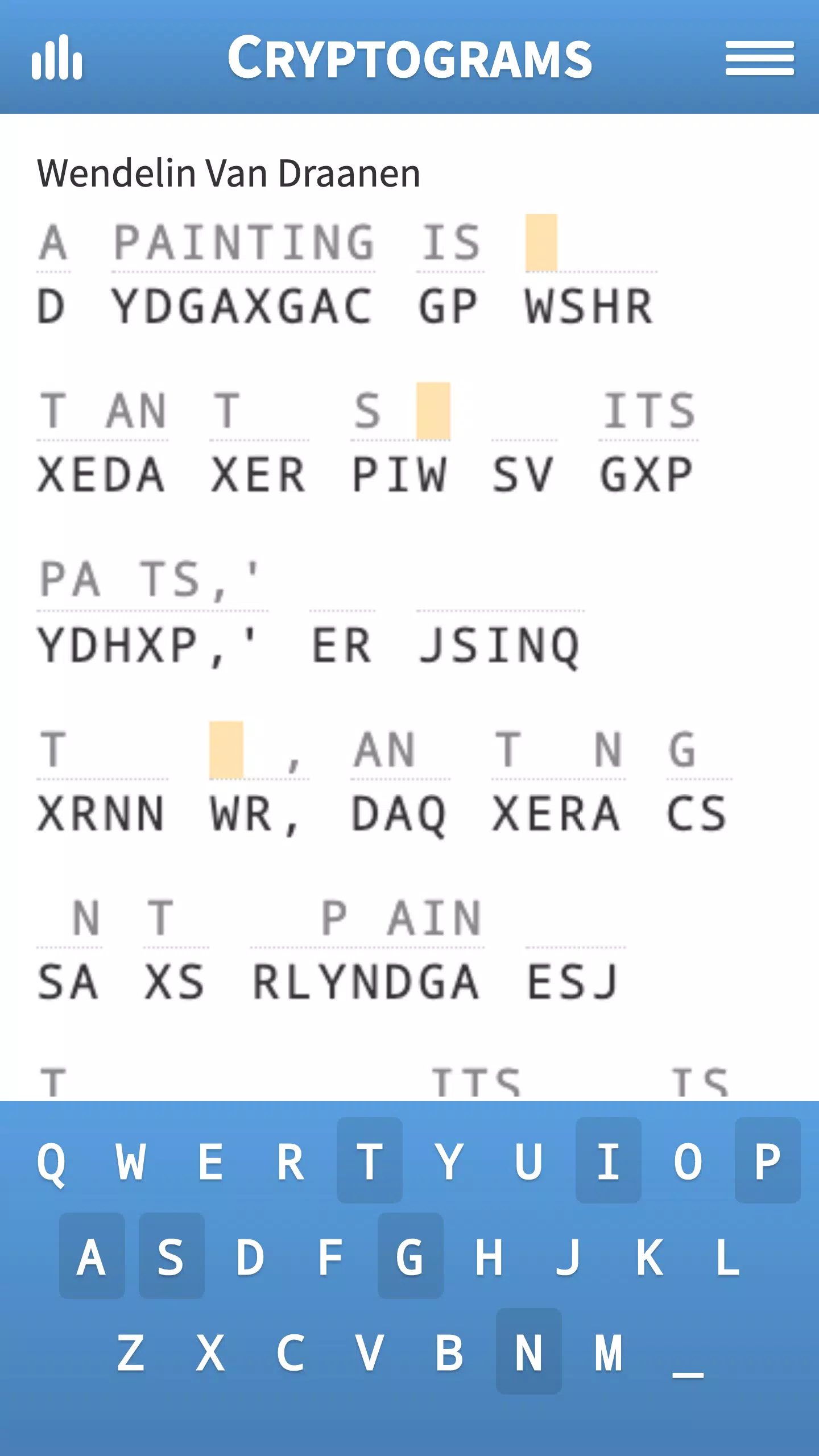 Cryptogram · Puzzle Quotes應用截圖第0張