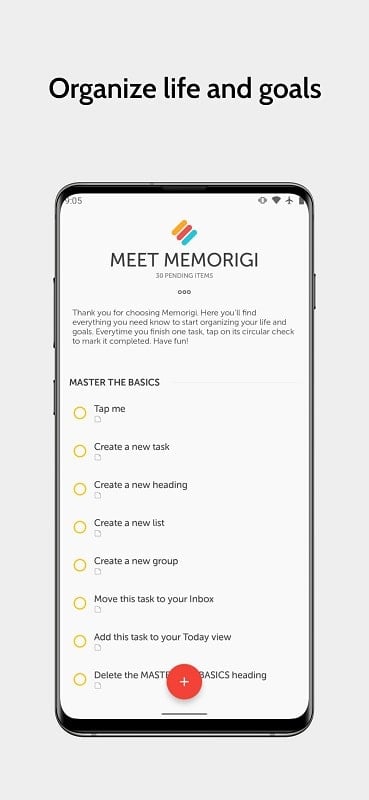 Memorigi：待辦事項列表，任務，日曆和提醒應用截圖第0張