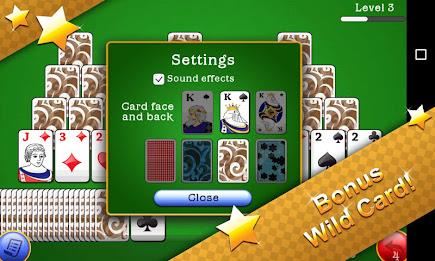 Classic Tri Peaks Solitaire 스크린샷 1