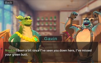 Dream Wyrm: a Dragon Dad Dating Simulator Capture d'écran 1