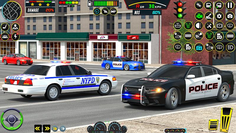 US Police Car Parking - King Captura de tela 2