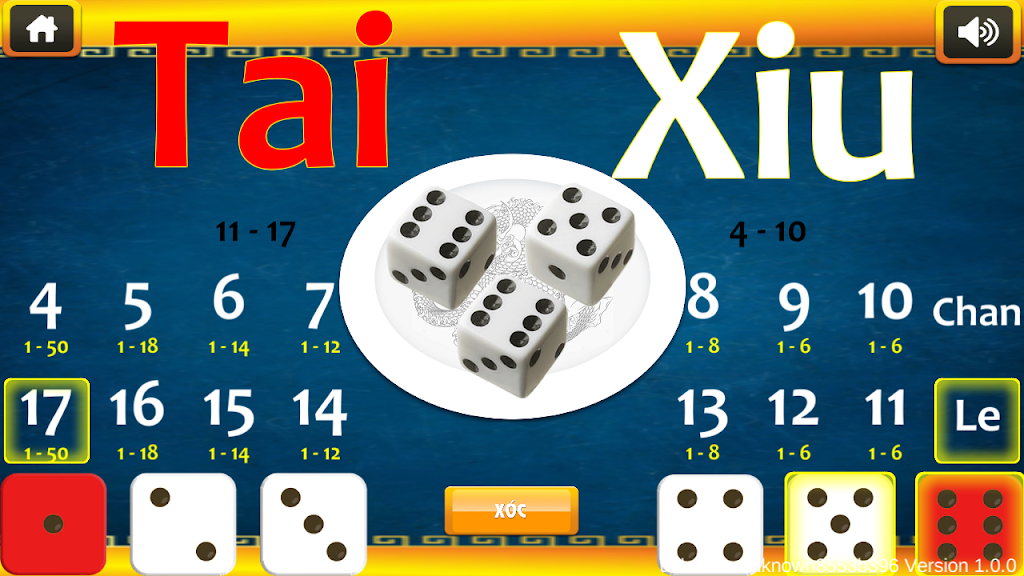 Tai Xiu 3D 2020 Ảnh chụp màn hình 1