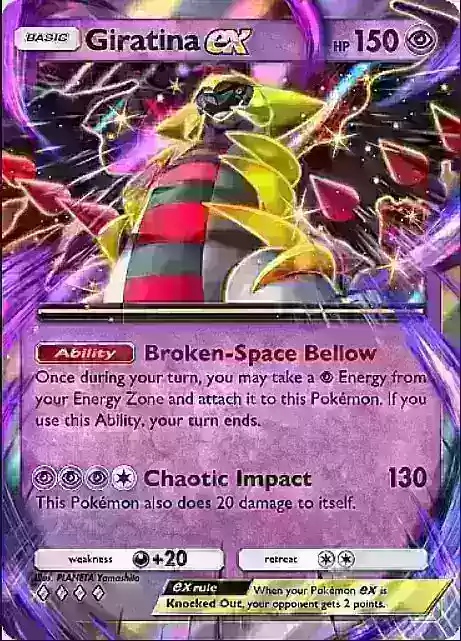 Competitive Pokemon TCG Pocket Deck Featuring Giratina EX and Darkrai EX