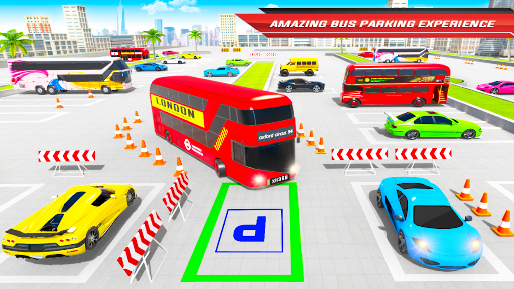 City Coach Bus Driving Sim 3D ဖန်သားပြင်ဓာတ်ပုံ 2