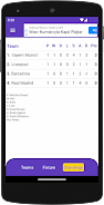 Fixture & Points Table Maker স্ক্রিনশট 2