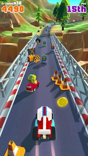 Blocky Racer Captura de tela 0