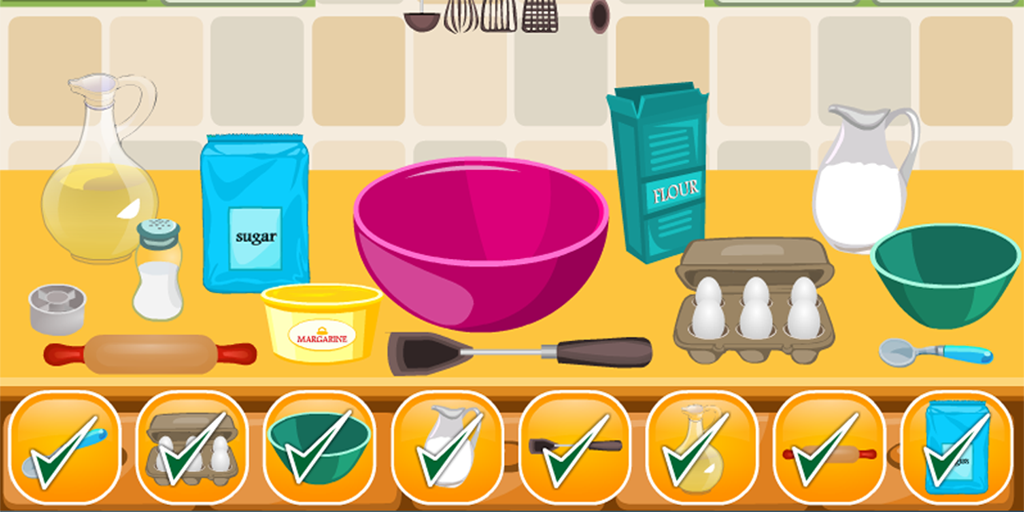 Cake Girls Games Cooking Games Mod 스크린샷 1