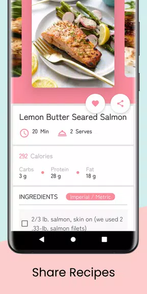 Schermata Keto Diet: Low Carb Recipes 2
