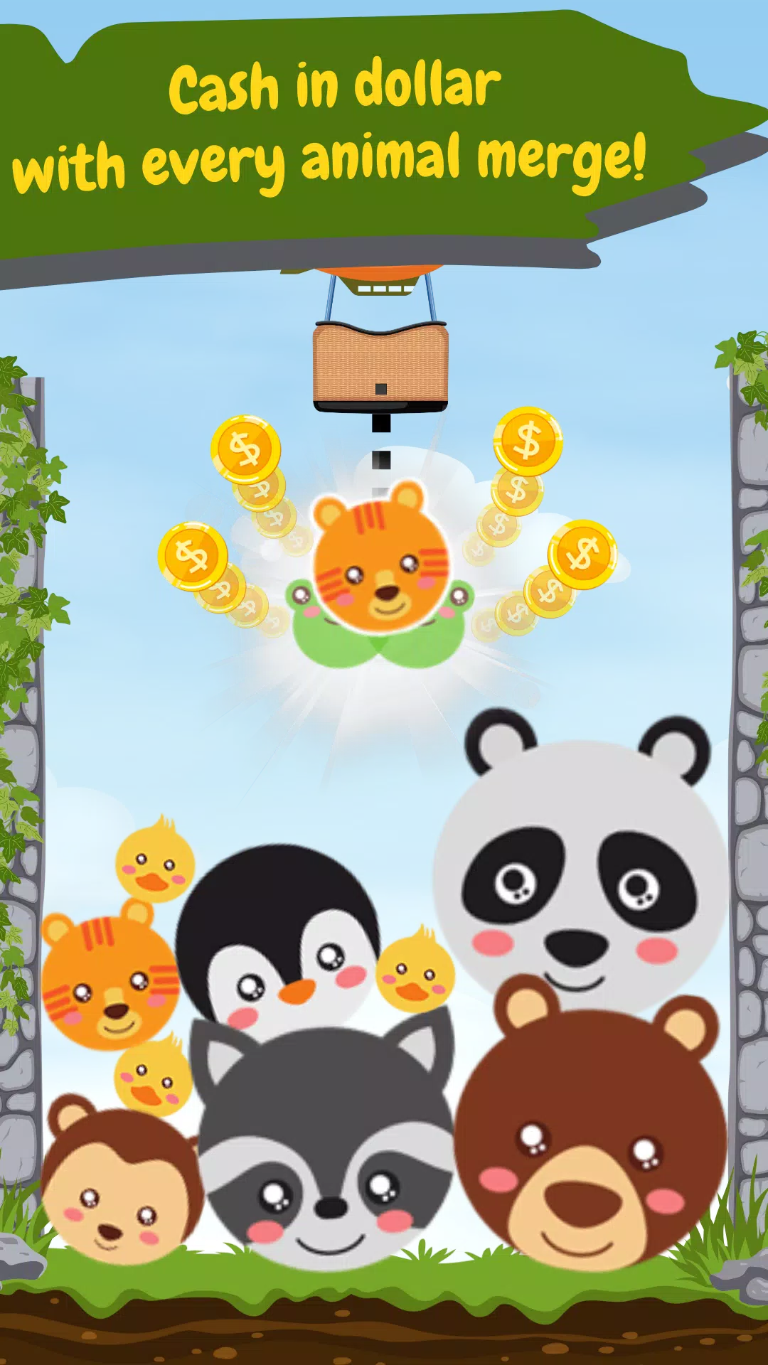 animal drop merge Capture d'écran 1