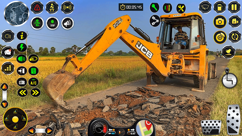 Real City JCB Construction 3D Schermafbeelding 2