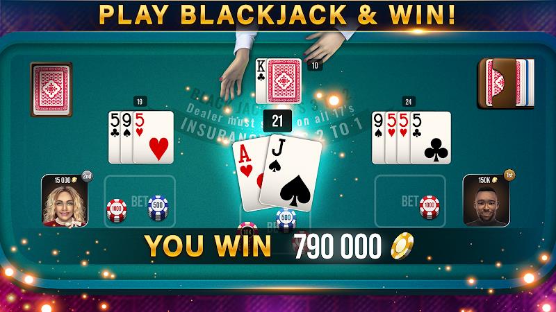 Blackjack 21 All Star - Casino Screenshot 0