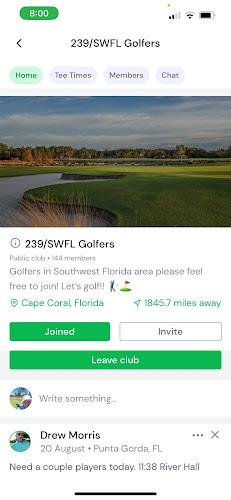 GolfLync Social Media for Golf Ảnh chụp màn hình 3