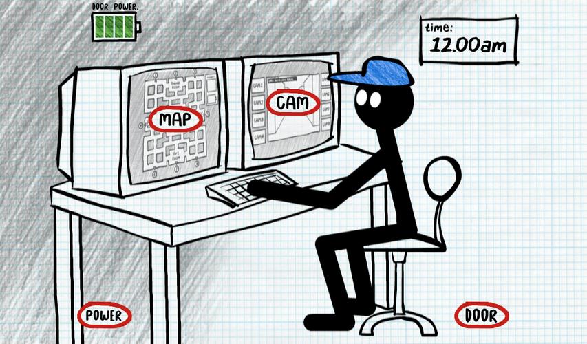 Stickman Five Nights Survival应用截图第0张