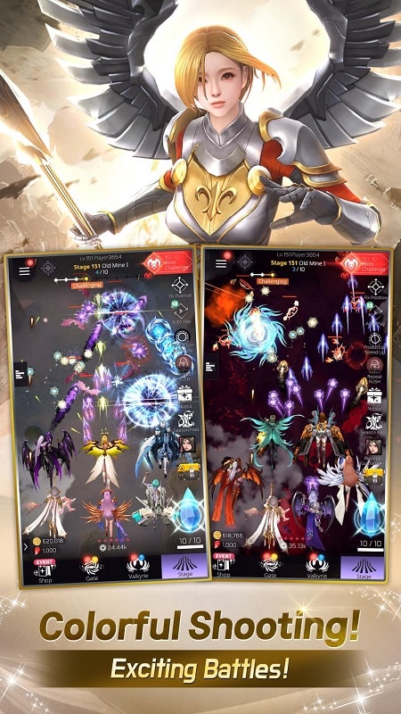 Valkyrie Rush: Idle & Merge Captura de tela 2