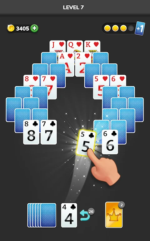 Solitaire 3D - Tripeaks Puzzle Ekran Görüntüsü 0
