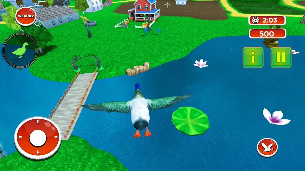 Talking Duck Bird game Ảnh chụp màn hình 2