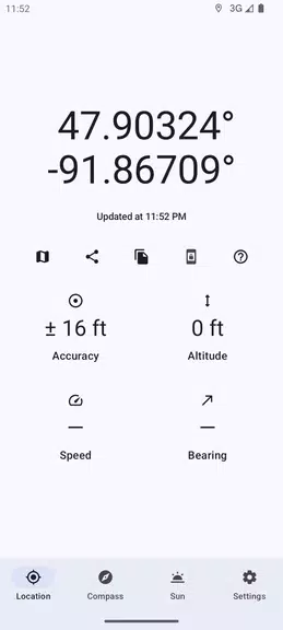 Positional GPS, Compass, Solar Capture d'écran 0