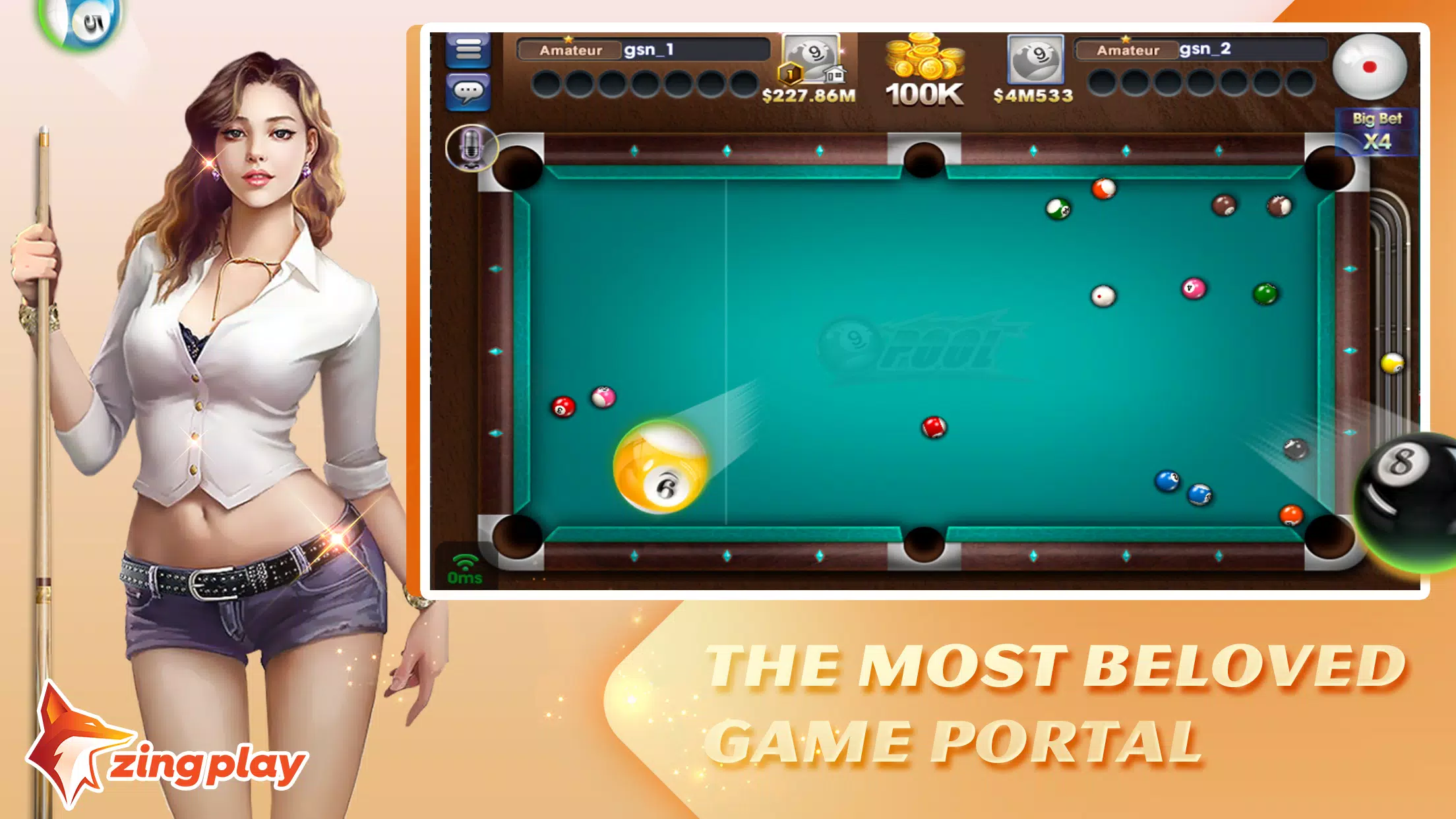 Schermata ZingPlay Games: Pool & Casual 2