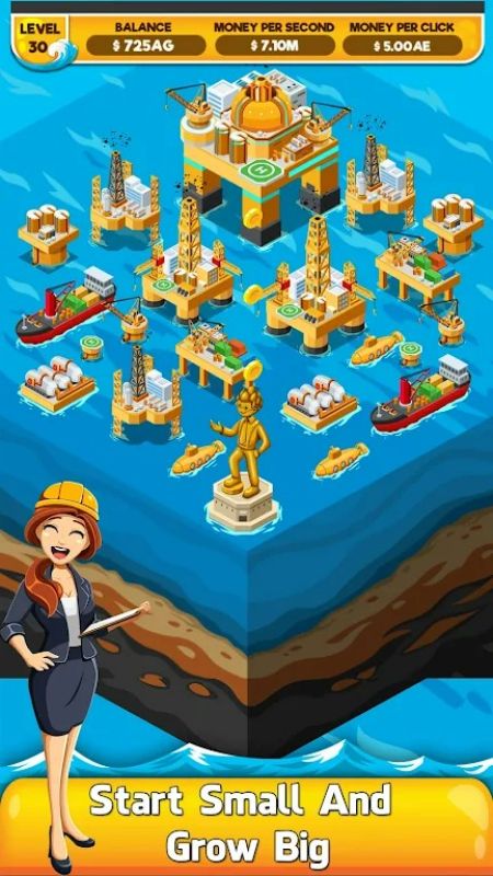 Oil Tycoon 2: Idle Miner Game Ekran Görüntüsü 0