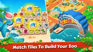 Zoo Tile - Match Puzzle Game ဖန်သားပြင်ဓာတ်ပုံ 2