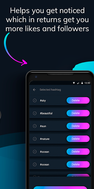 Likes With Tags - Hashtag Generator for Instagram 스크린샷 2